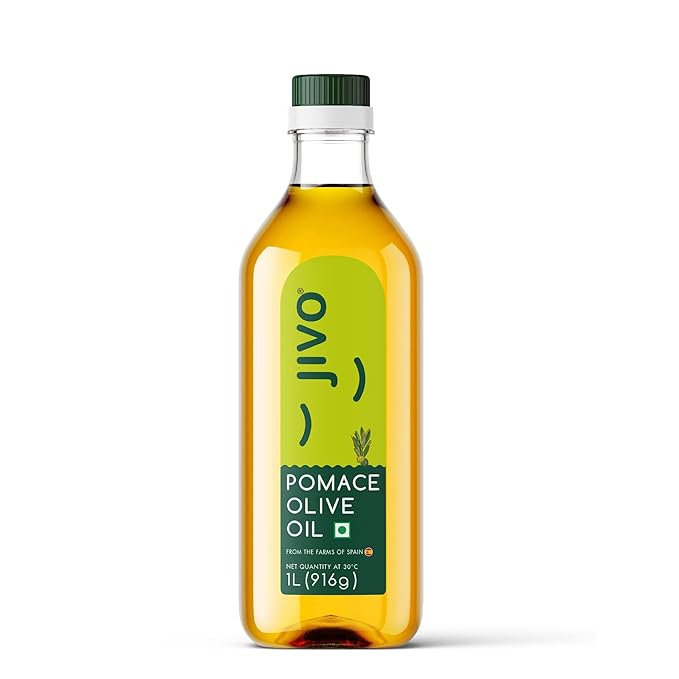 Jivo Daily Cooking Pomace Olive Oil |1 Litre | Rich in MUFA | Low in Saturated Fat (Pack of 1) at Rs. 415