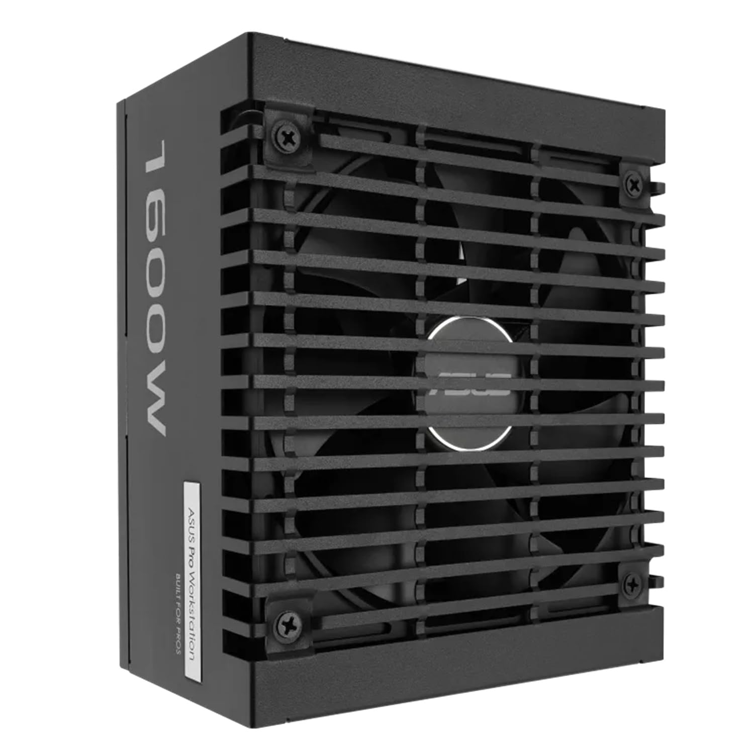 ASUS PRO WS 1600W Platinum, Alimentatore Modulare per PC, Nero | 1600W di Potenza, PCIe 5.1, Standard ATX 3.1, 80 Plus Platinum, Ventola con Doppio Cuscinetto a Sfera