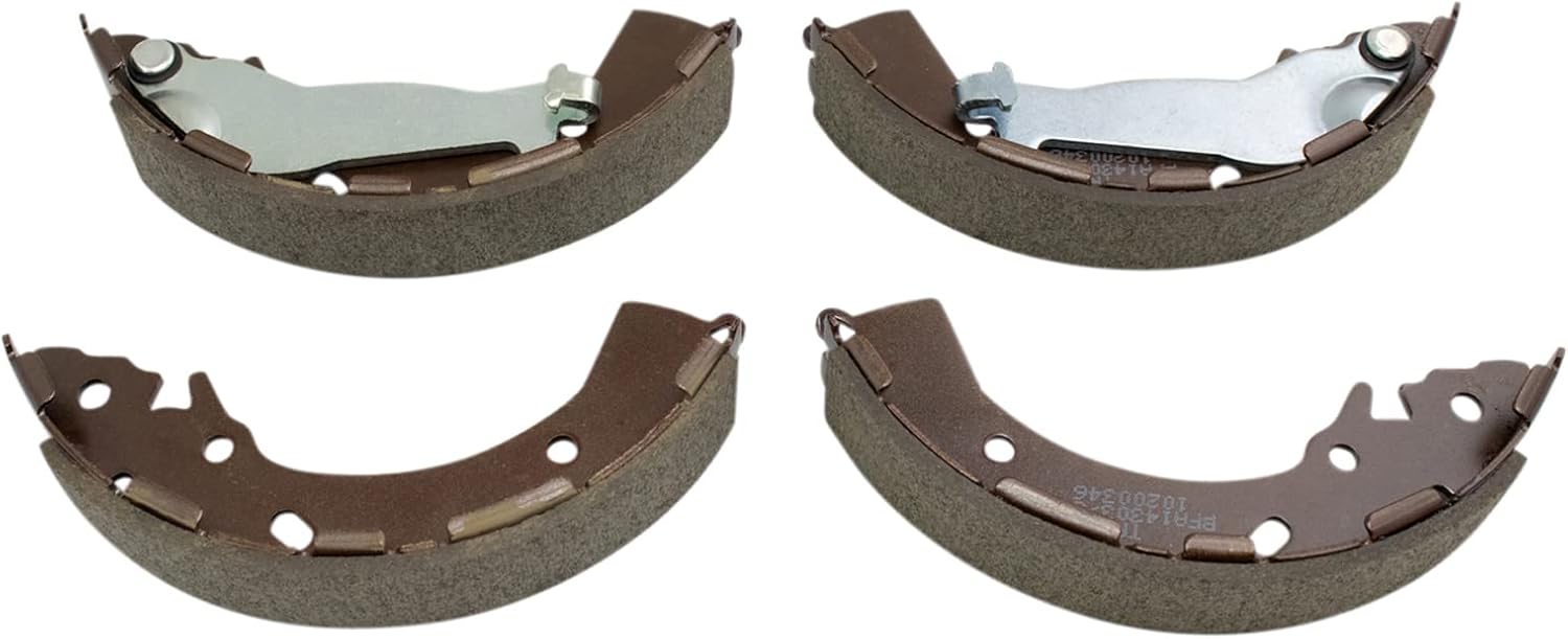 TRQ Rear Brake Shoes Compatible with 2012-2017 Hyundai Accent 2017-2019 Elantra 2020 Venue