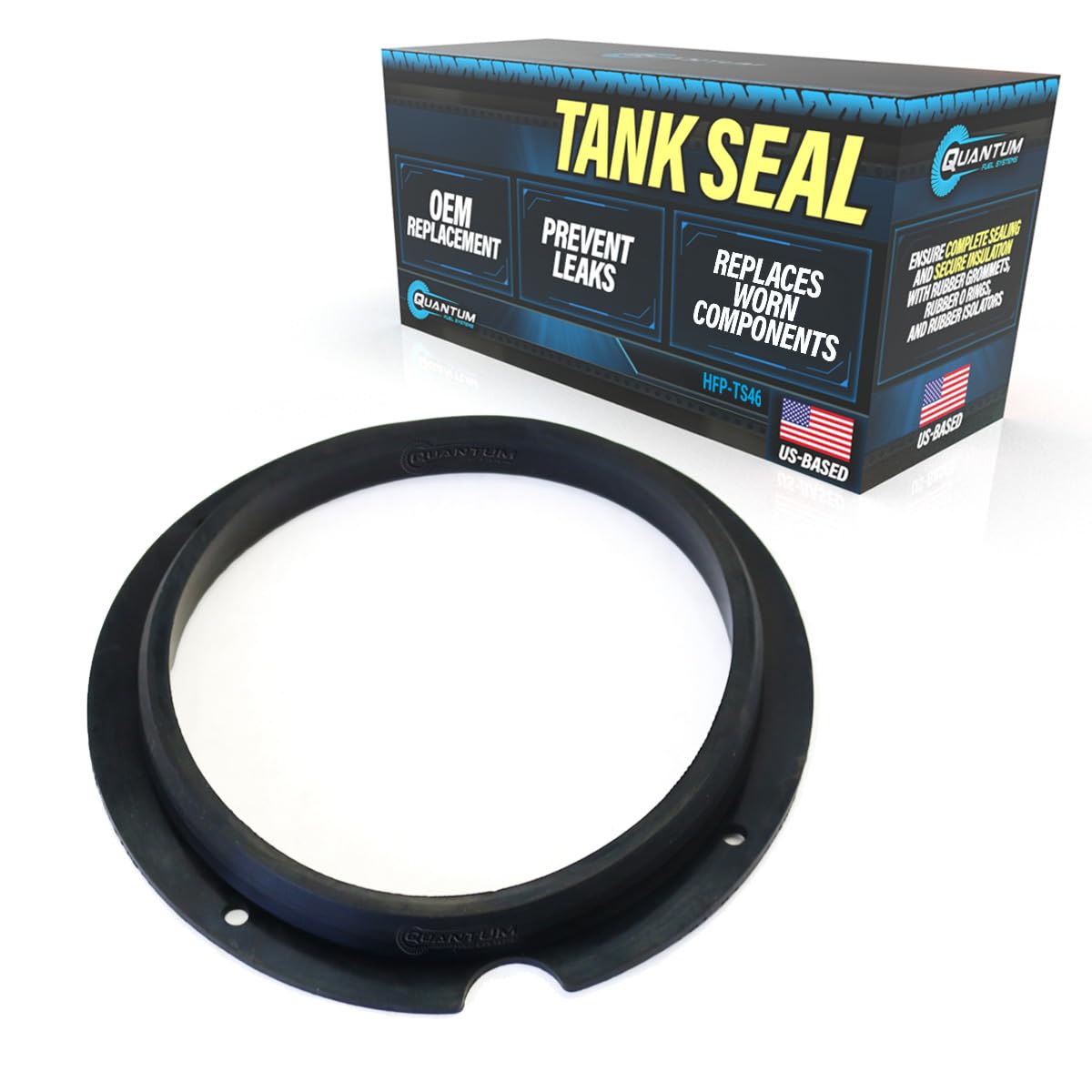 QFS Fuel Tank Seal for BMW K75, K100, K1100RS, K1100LT, K1 (1984-2005), Replaces 16111453690