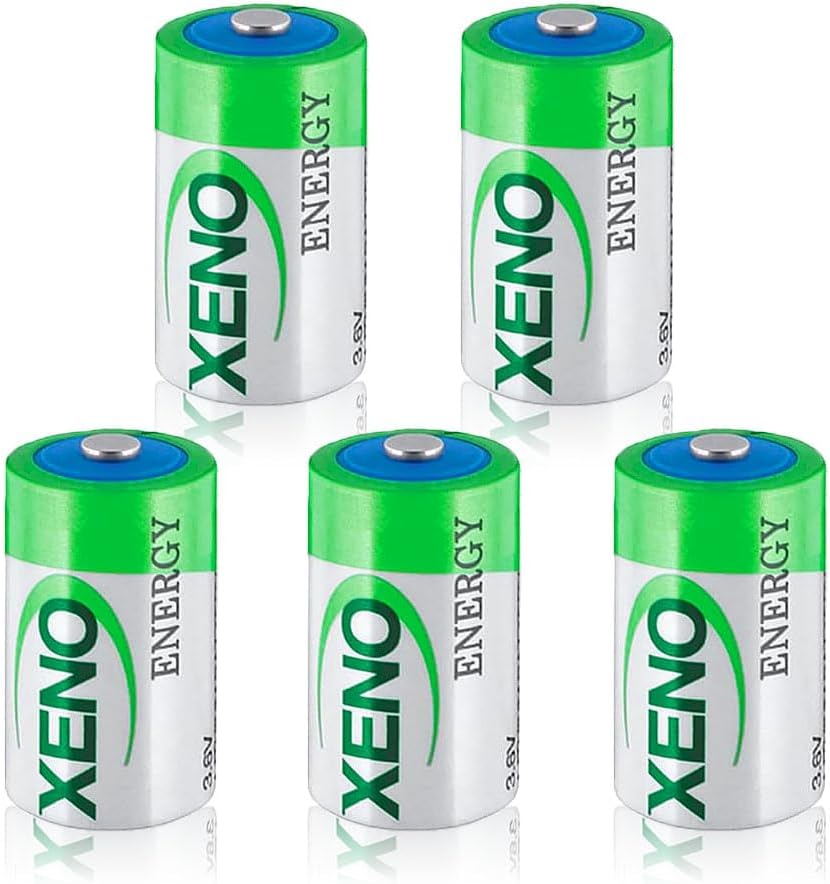 / 5pcs / XL-050F 1/2 AA 3.6V 1200mAh for Xeno Energy XL-050F Lithium Thionyl Chloride Battery