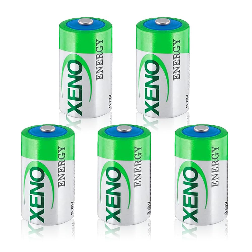 / 5pcs / XL-050F 1/2 AA 3.6V 1200mAh for Xeno Energy XL-050F Lithium Thionyl Chloride Battery