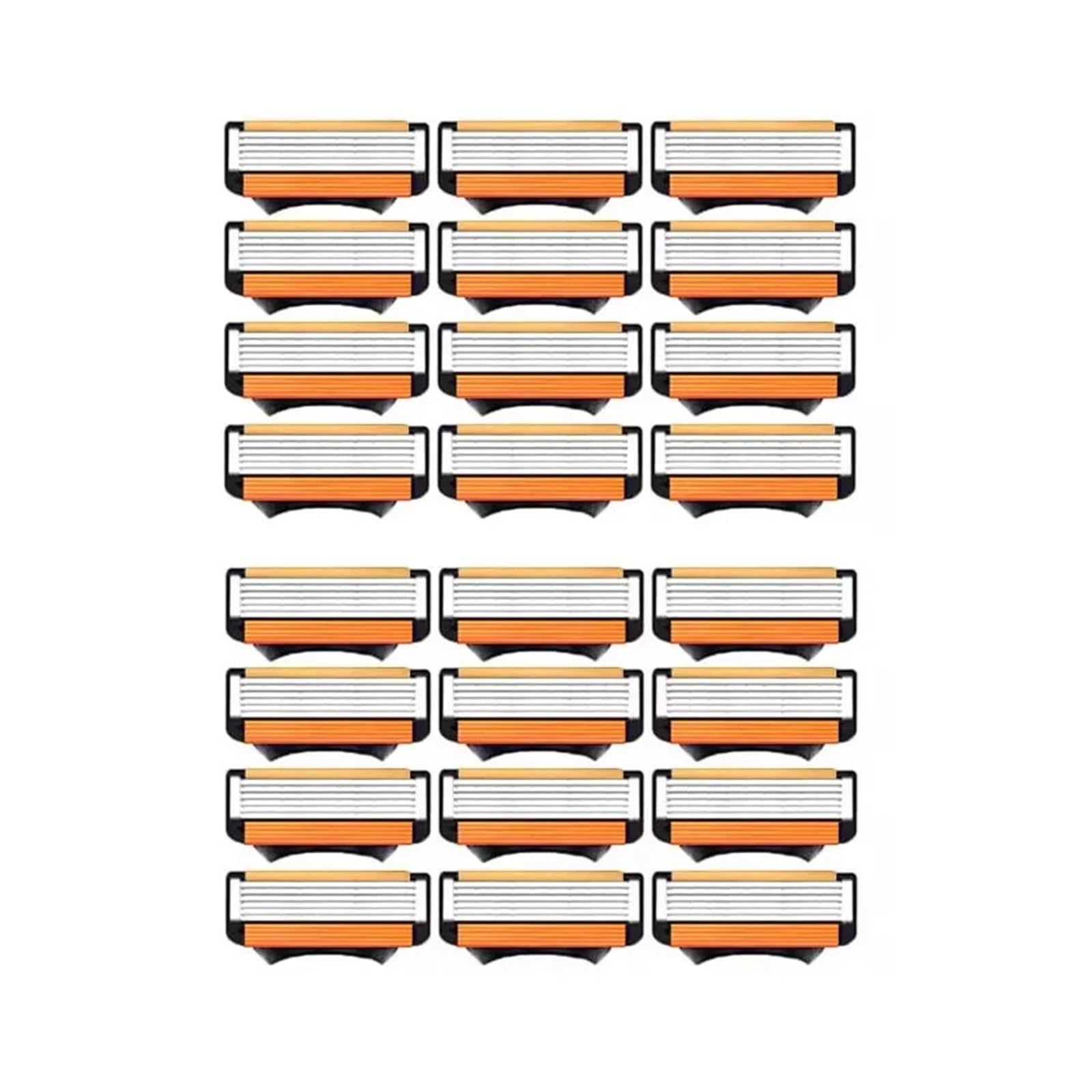 Cuchillas de repuesto de 6 capas for maquinilla de afeitar for hombres | Recambios de 24 piezas, peine de afeitado eléctrico, recortador facial de pelo de barba(24 pcs)