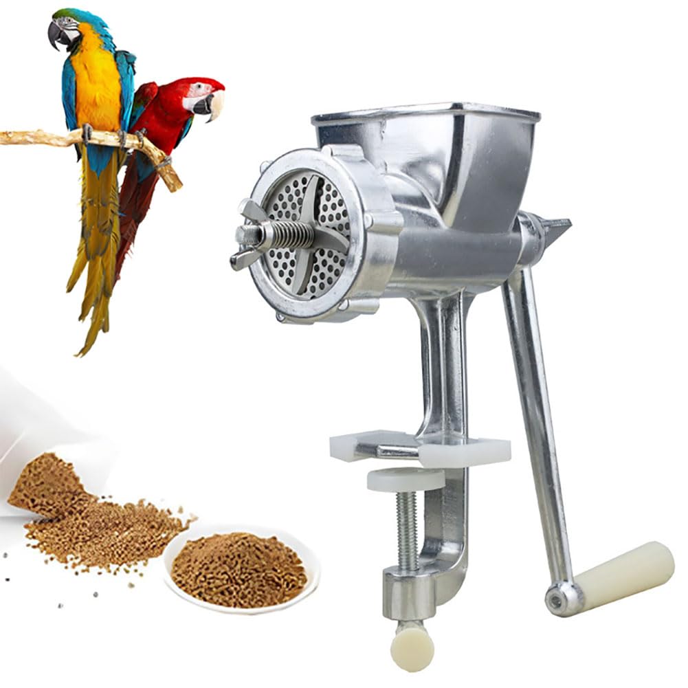 Pets Manual Feed Machine Pellet Making - Optional1.5-10mm Molds For Fowls Chickens Fish Dog Cat Food - Easy-to-Use Hand-Operated Device