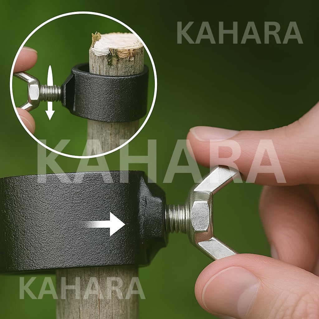 Kahara Heavy Coconut Plucker | Grass Sickle Cutter Head for Grass, Weeds, Gardening, Harvesting and Farming | Sickle for Tree Branches | Grass Cutter Tools (Material : Heavy Duty) - Image 8 thumbnail