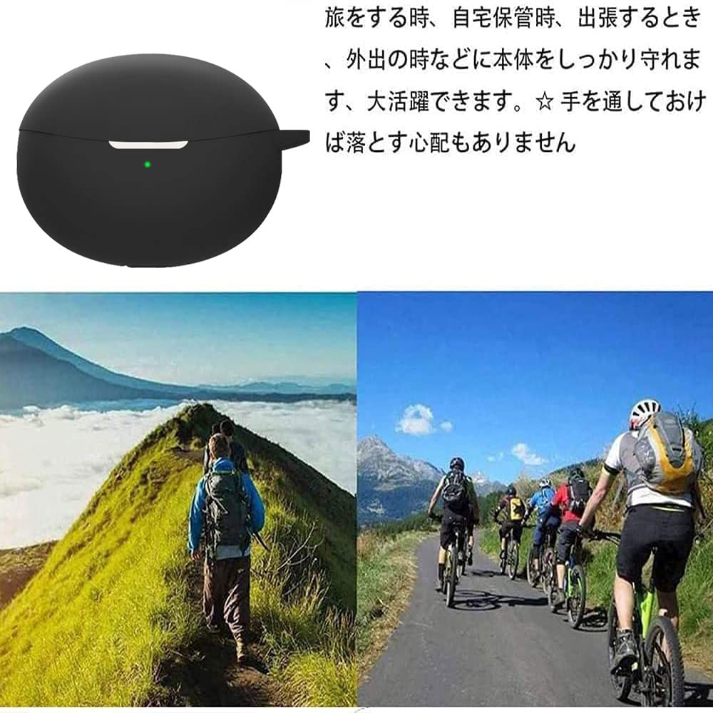 Amazon | OPPO Enco Air2 Pro用 ケース [HVUYAL]紛失防止用のフックを