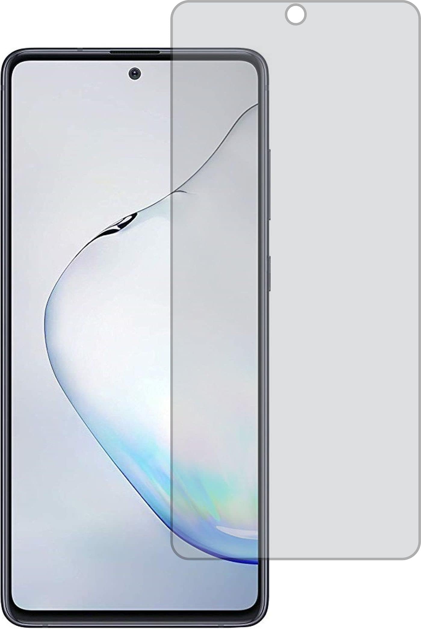 ZINGTEL Screen Protector, Flexible, 9H Nano Fiber Temper, Not a Tempered Glass, Not Edge to Edge, ShatterProof Impossible Screen Guard for SAMSUNG NOTE 10 LITE