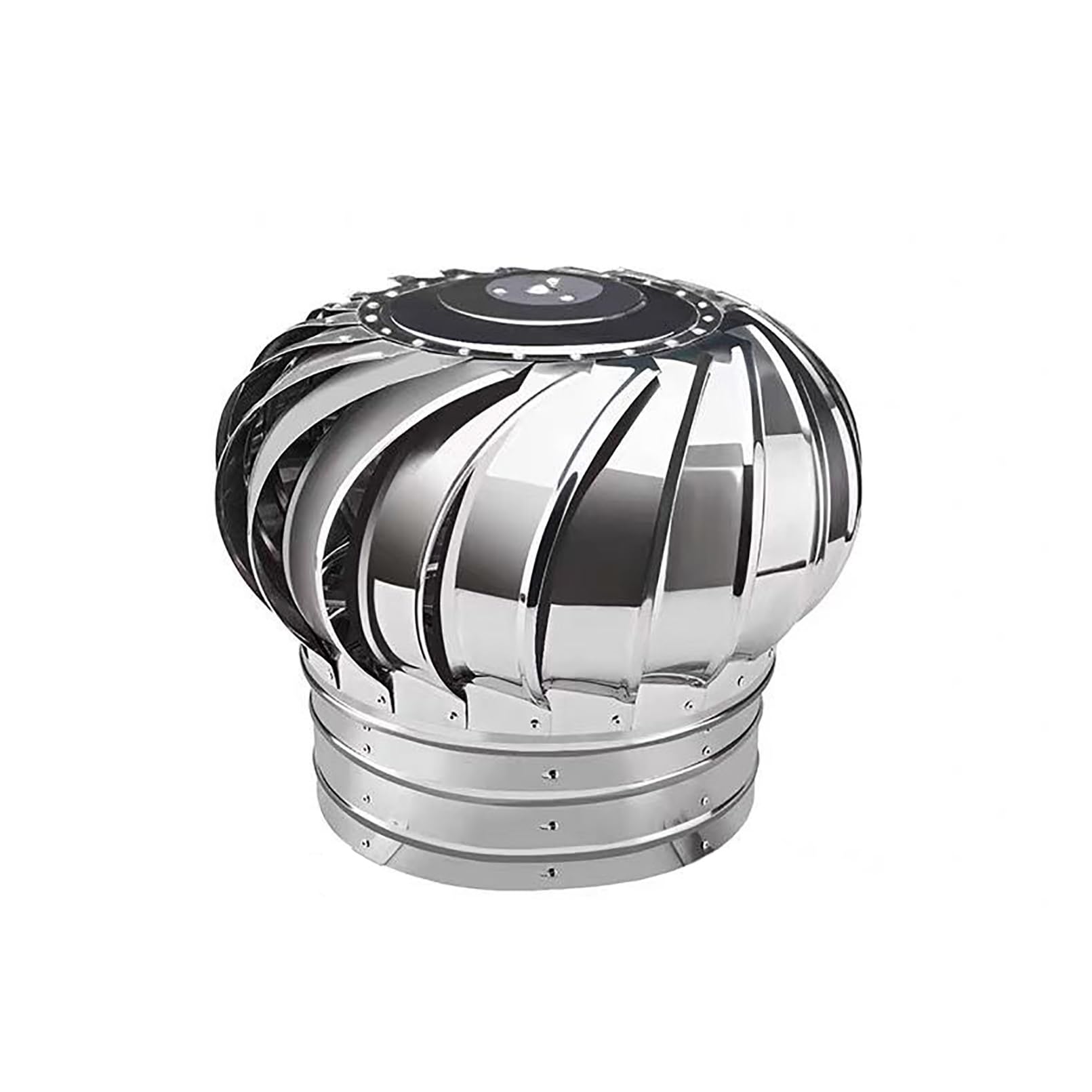 Ventilateur de toit rotatif 350mm évacuation efficace sans électricité