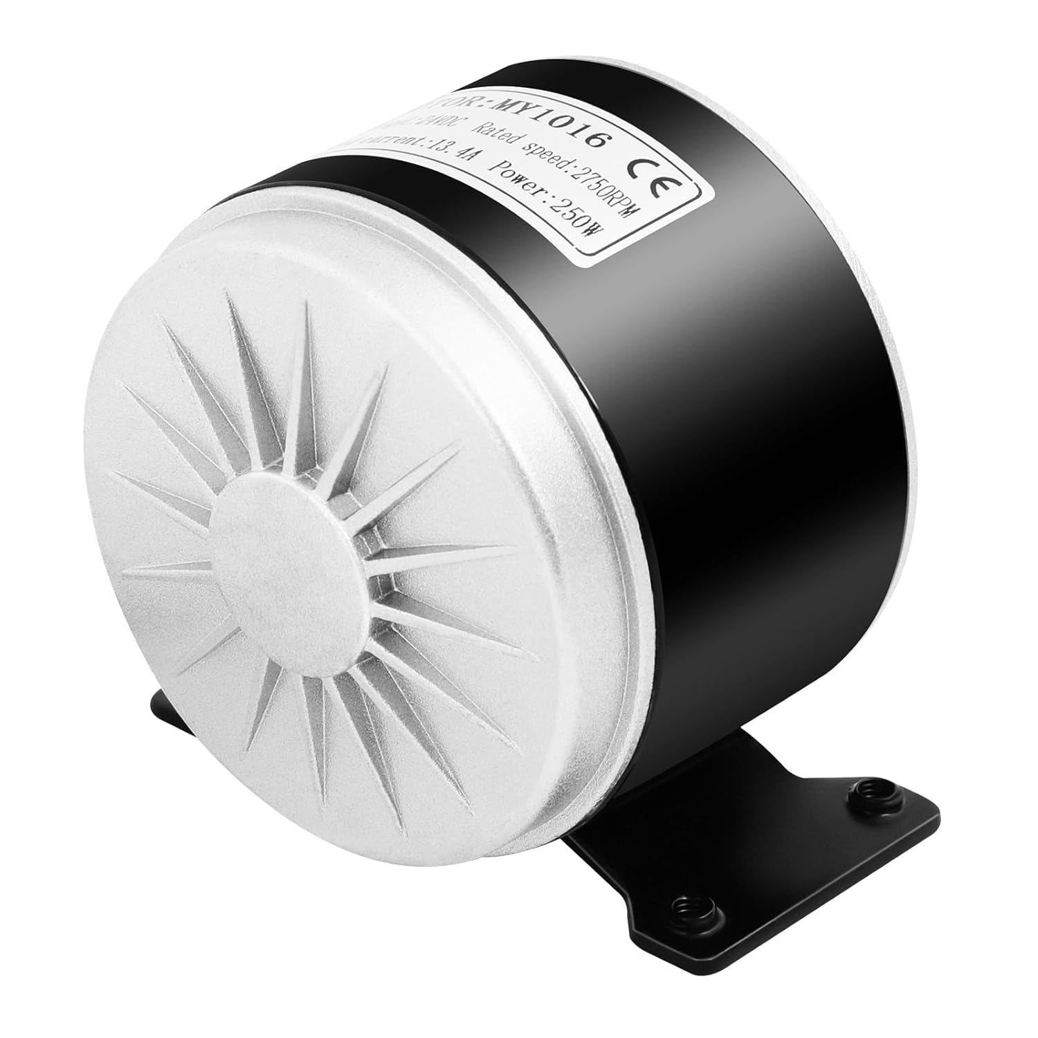 250W 24V Permanent Magnet Brush DC Motor - 2750 RPM High-Speed Electric Motor with Pure Copper Coils for E-Bikes, Scooters & Go-Karts