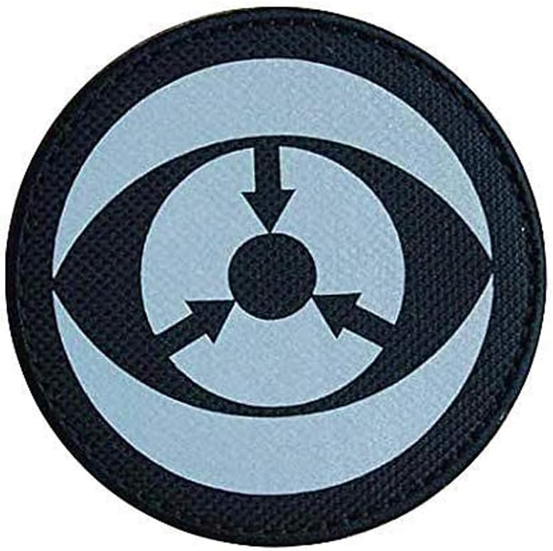 SCP Foundation Special Containment Procedures Mobile Task Forces Eta-10“See No Evil” Reflective Patch Military Hook and Loop Tactics Applique Morale Badges (See No Evil)