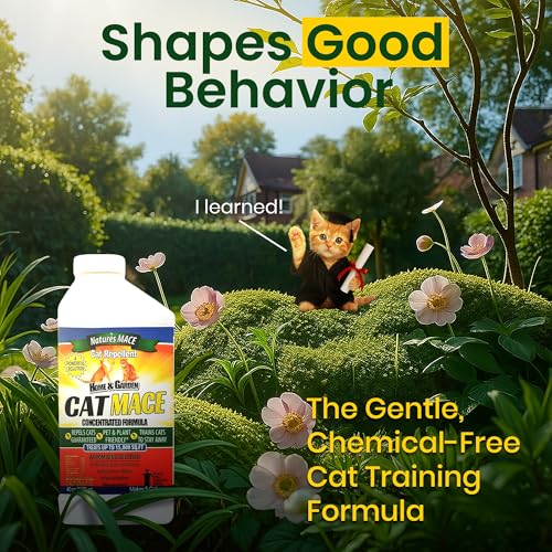 Nature's Mace Cat Repellent - Liquid Spray & Concentrate (40oz Concentrate)