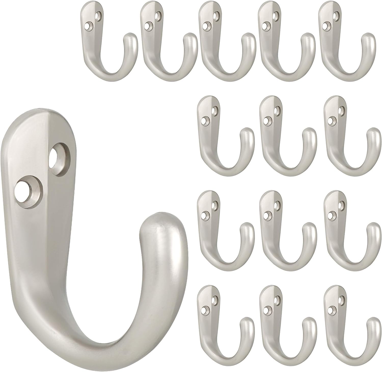 ROLLYWARE ® Stainless Steel Unbreakable J Type Hook Bathroom Hooks Cloth Hanger Wall Hook Door Robe Hooks for Hanging Keys,Clothes (J TYPE HOOK Silver, SINGLE HOOK PACK of 10) (B0D5RDCJTL) Amazon Price History, Amazon Price Tracker