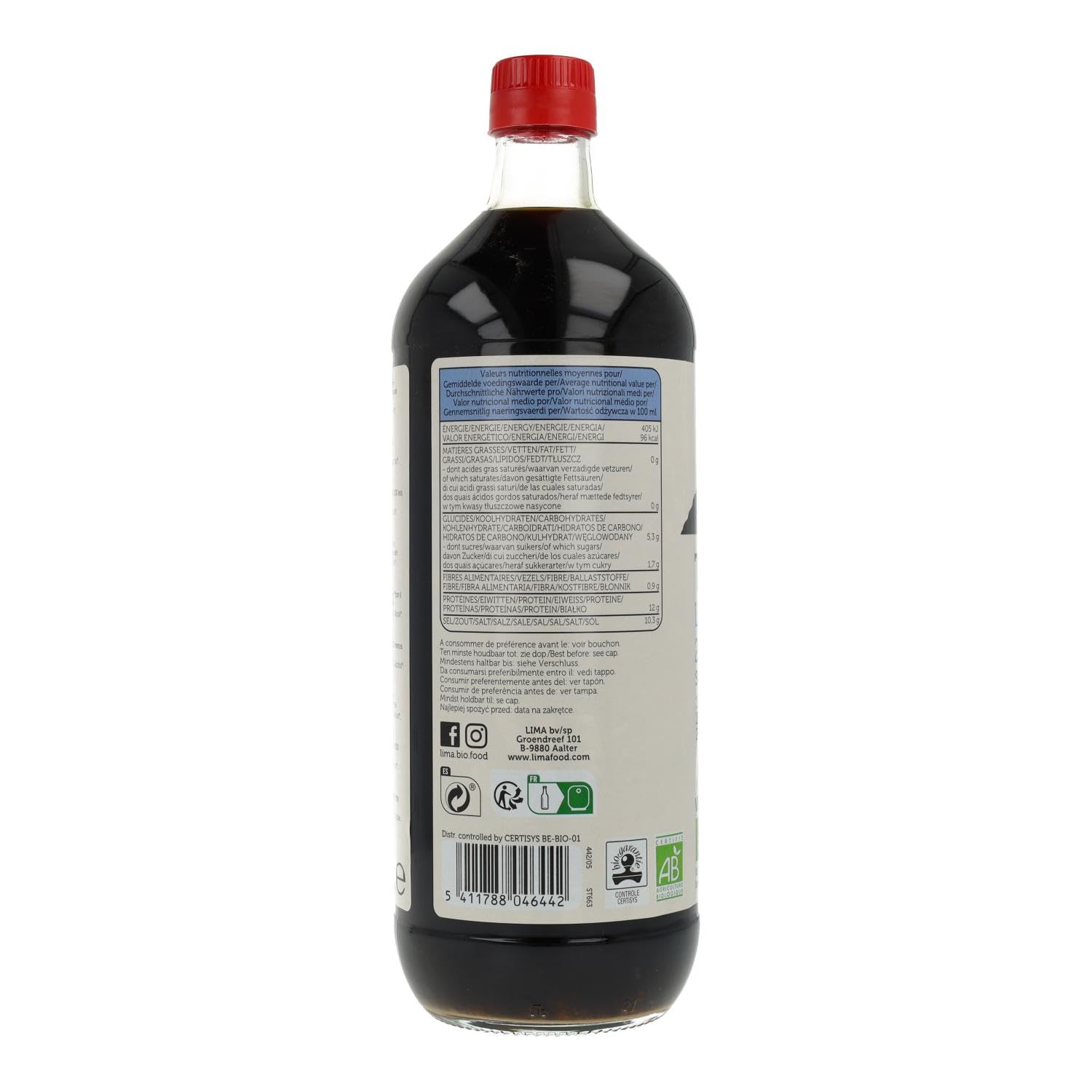 Lima Tamari 25% Sel en Moins Bio 1 L