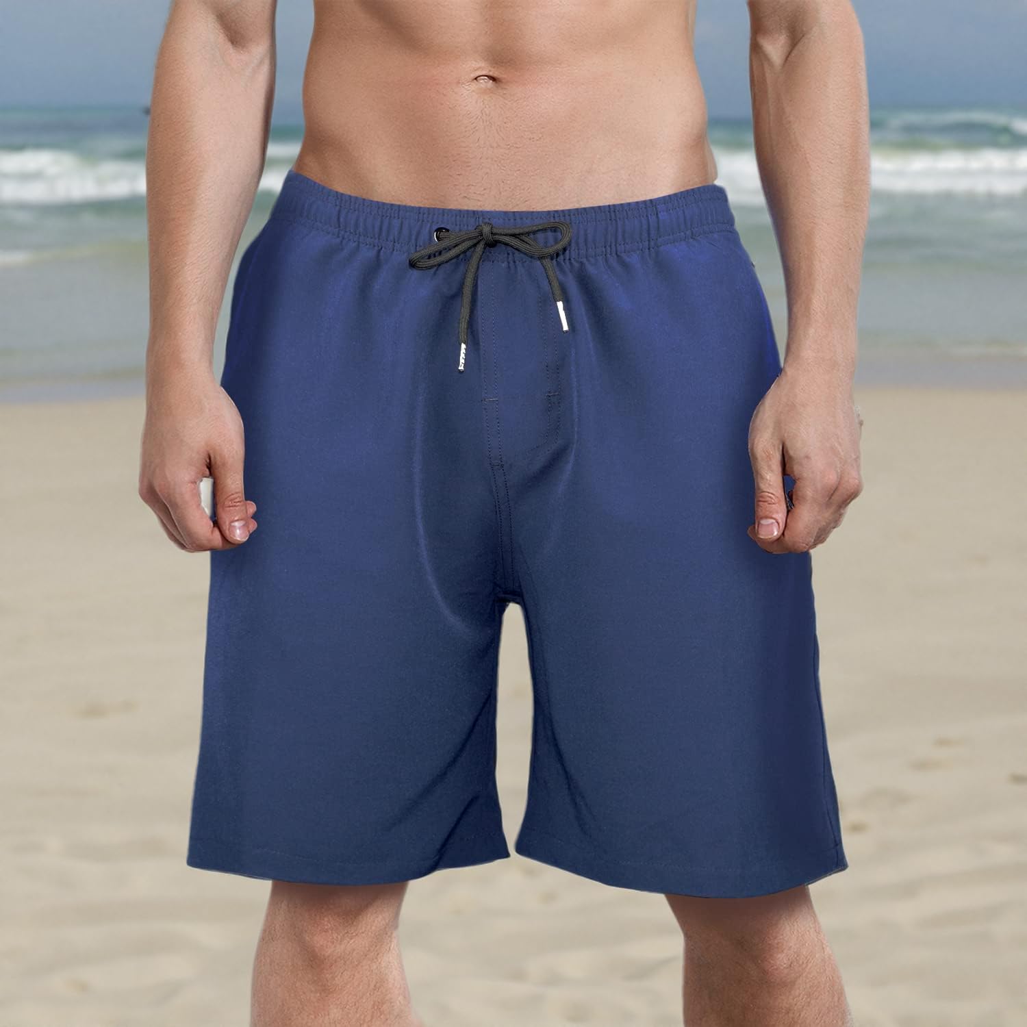 MILANKERR Maillot de bain pour homme, entrejambe 22,9 cm, couture extérieure 50,8 cm