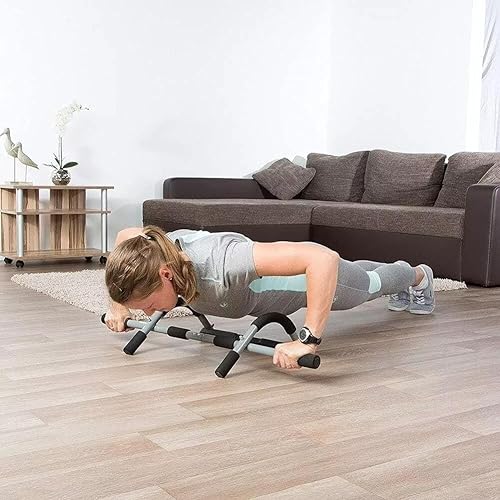 Miniatura 3 de Upgrade Pull Up Bar for Doorway - Max Capacity 330 lbs, Portable Upper Body Workout Bar for Strength Training