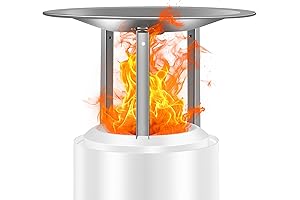 Solo Stove Mesa Heat Deflector, Stainless Steel Fire Pit Accessory