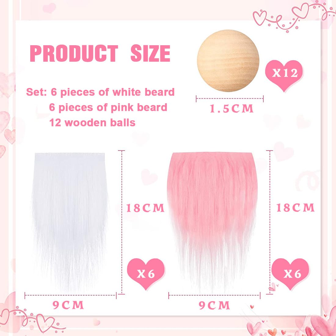 Lot De 24 Boules En Bois Pour Décoration De Noël De Pâques, Lutin Barbe, Pré-découpées, Pour Travaux Manuels, Barbes Naines GNOME Faites à La Main, En Fausse Fourrure, Pour Noël, Cosplay, Accessoires