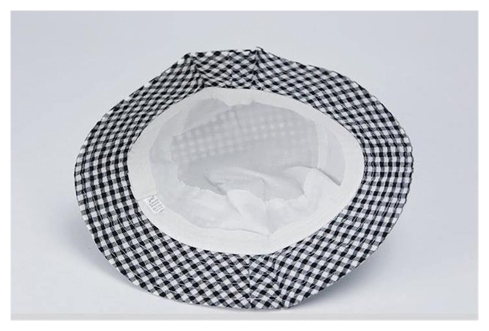 Kinder-Sommerhut, Kinder-Fischerhut, Jungen- und Mädchenhut, Gezeiten-Baby-Gitter-Beckenhut, Sommer, Frühling und Herbst, Baby-Druck, Sonnenschutz, Sonnenhut (Schwarz S 6 24M)