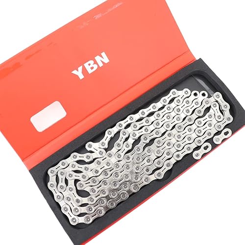 DJC - Cadena de bicicleta de 11 velocidades para bicicleta de carretera, montaña MTB con enlace rápido YBN SLA para sistema Shimano Sram y KMC 12 x