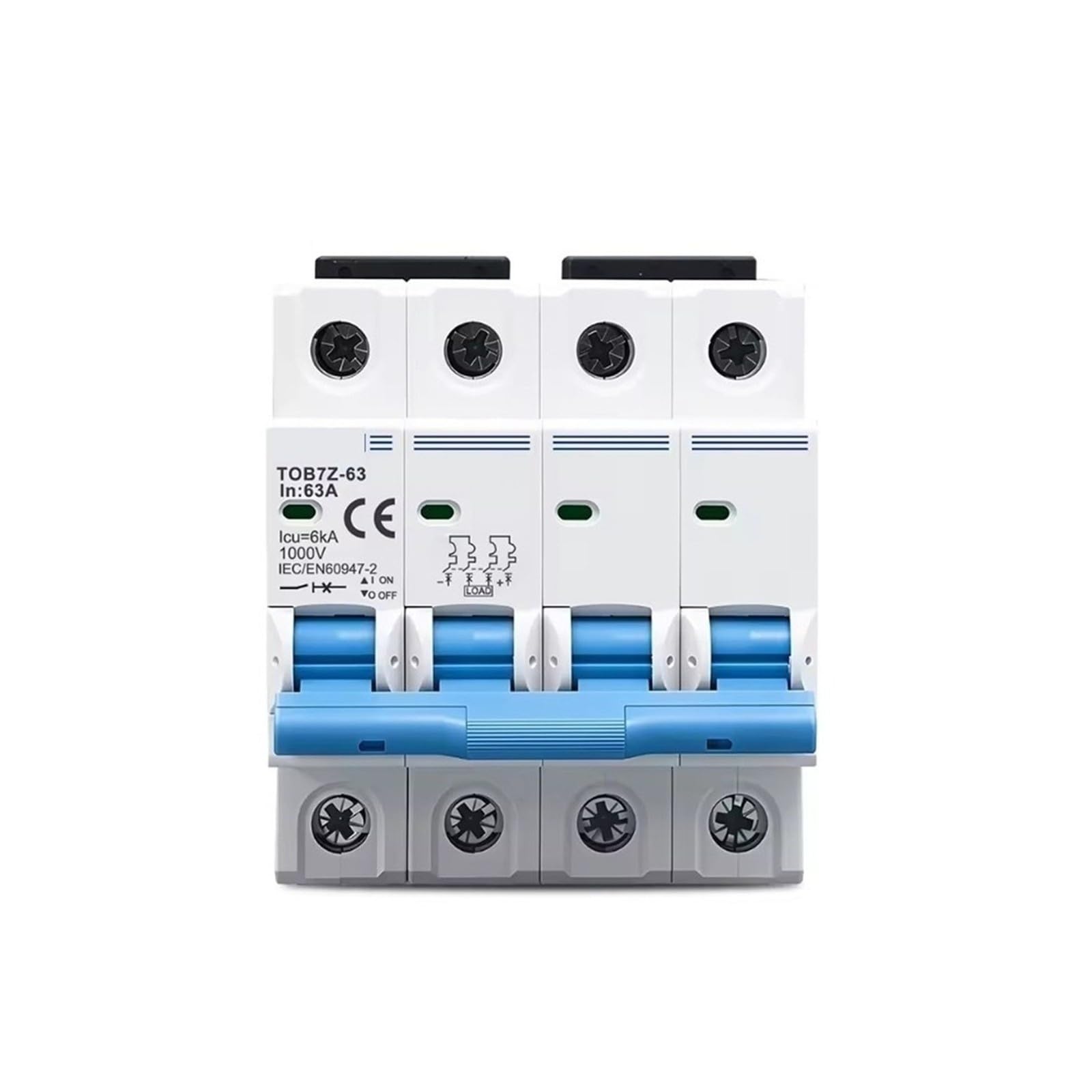 DC MCB Mini interruttore automatico 4P 1000V 3/6/10/16/20/25A