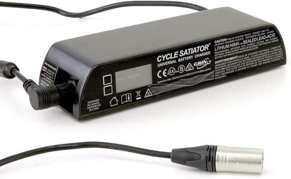 Grin Technologies Standard Satiator - Programmable Battery Charger - Charge up to 63V at 8A amps