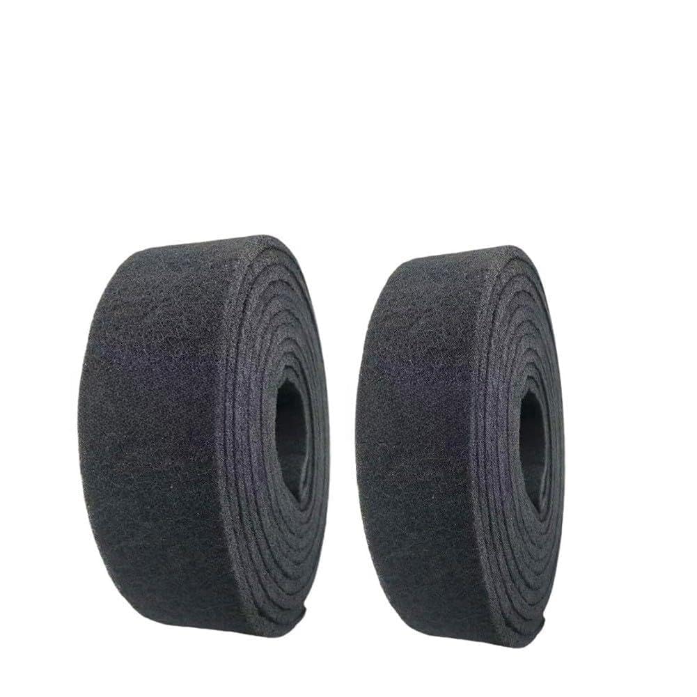 Schmirgel-Scheuerschwamm-Rolle, robuster Nylon-Schrubber für Küchenspülen, Herde und Fliesenböden, hochtemperaturbeständiger Reinigungsstreifen, 6 m, Grau