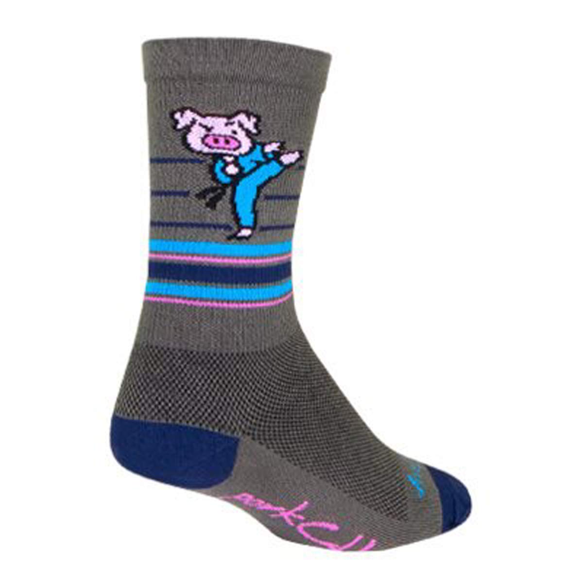 Crew 6in Porkchop Cycling/Running Socks (Porkchop - L/XL)