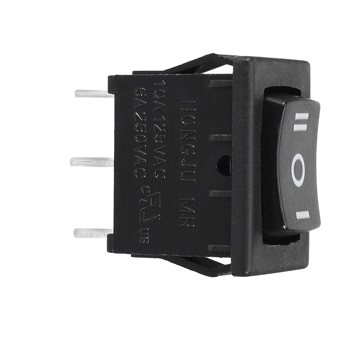 Interruptores AC 250V 6A 125V 10A SPDT ON-OFF-ON 3 posiciones 3 polos Mini interruptores de pie basculantes interruptores 4 Uds Accesorios interruptores industriales