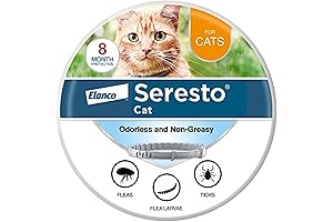 Seresto Collar for Cats | 8-Month Flea & Tick Protection