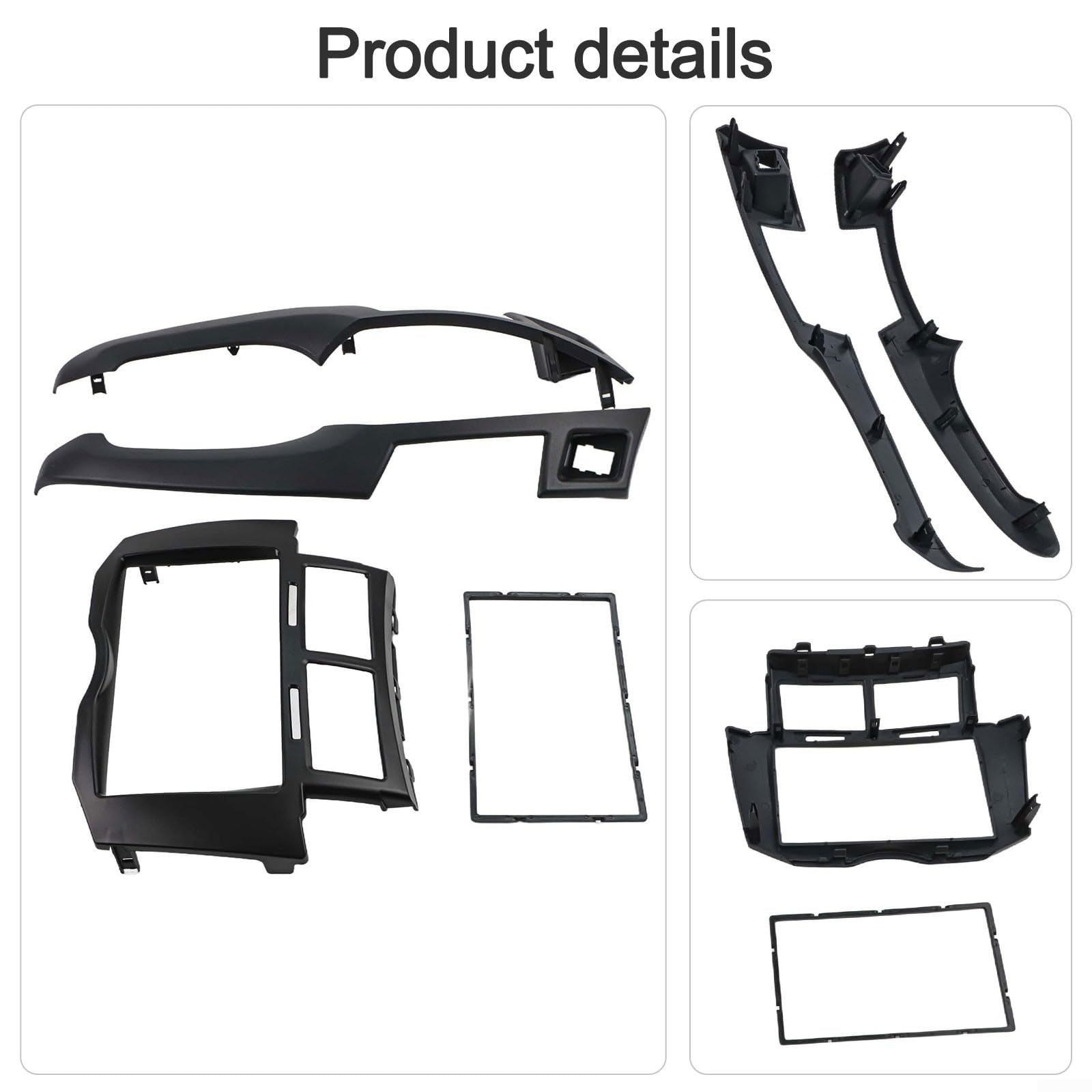 Pannello 178x102mm per Toyota per vitz Platz Pannello 178x102mm(Frame+Antenna Set) | Materiali misti plastica , alta resistenza, durata nel per tempo, colore opaco