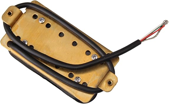 Yibuy Model HOC-BK-TMB Black Metal Double Coil Guitar Pickups Humbucker for Electric Guitar