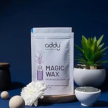 ADDY ORGANICS Women Herbal Wax Powder for Hair Removal - Instant & Painless Magic Wax for Men & Women, Ayurvedic Natural Waxing Powder for All Hair Types & Skin Areas, Perfect for Hands, Legs, Underarms & Bikini wax (100gm, New Lavender)