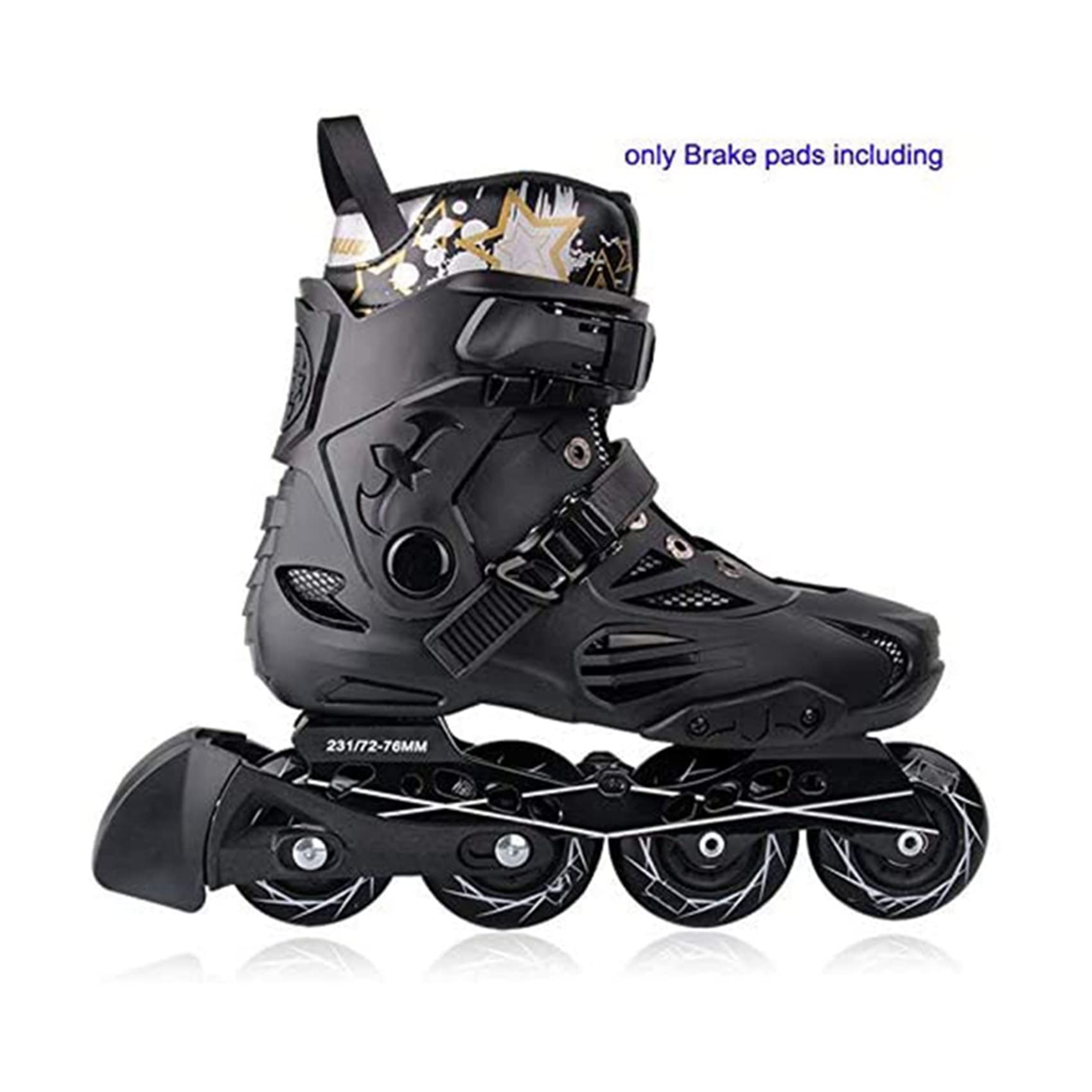 2X Universell Rolle Schuhe Bremsen Matten Erwachsene Inline Rolle Schlittschuhe Schlittschuh Bremsen Block Matte Bremse Klingen Zubehör