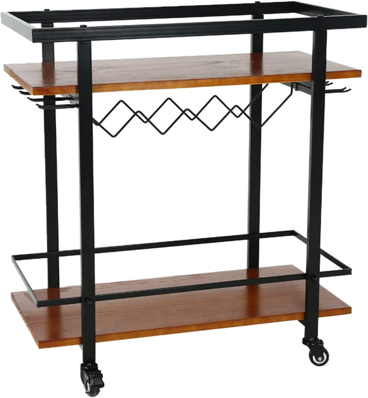 GRDDBZA Bar Serving Carts Business Restaurant Wine Cart, Outdoor Drinks Trolley Block Trolleys Cream Sideboard Tea Camping Kitchen Unit Cart Trolley Serving Cart(A)