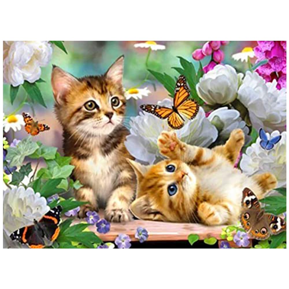 Hiuyavy 8 Diamond Painting Kits, 5D Full Drill Animal Gem Art Kits, Crystal Cross Stitch Craft, Crystal Rhinestone Embroidery Diamond Diy Paintings For Home Wall Decor 30X40cm