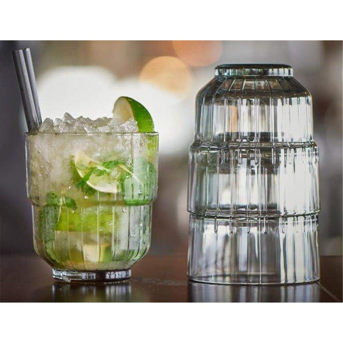 Amazon｜リビー(Libbey) ロックグラス クリア 355cc Linq DOF LB133