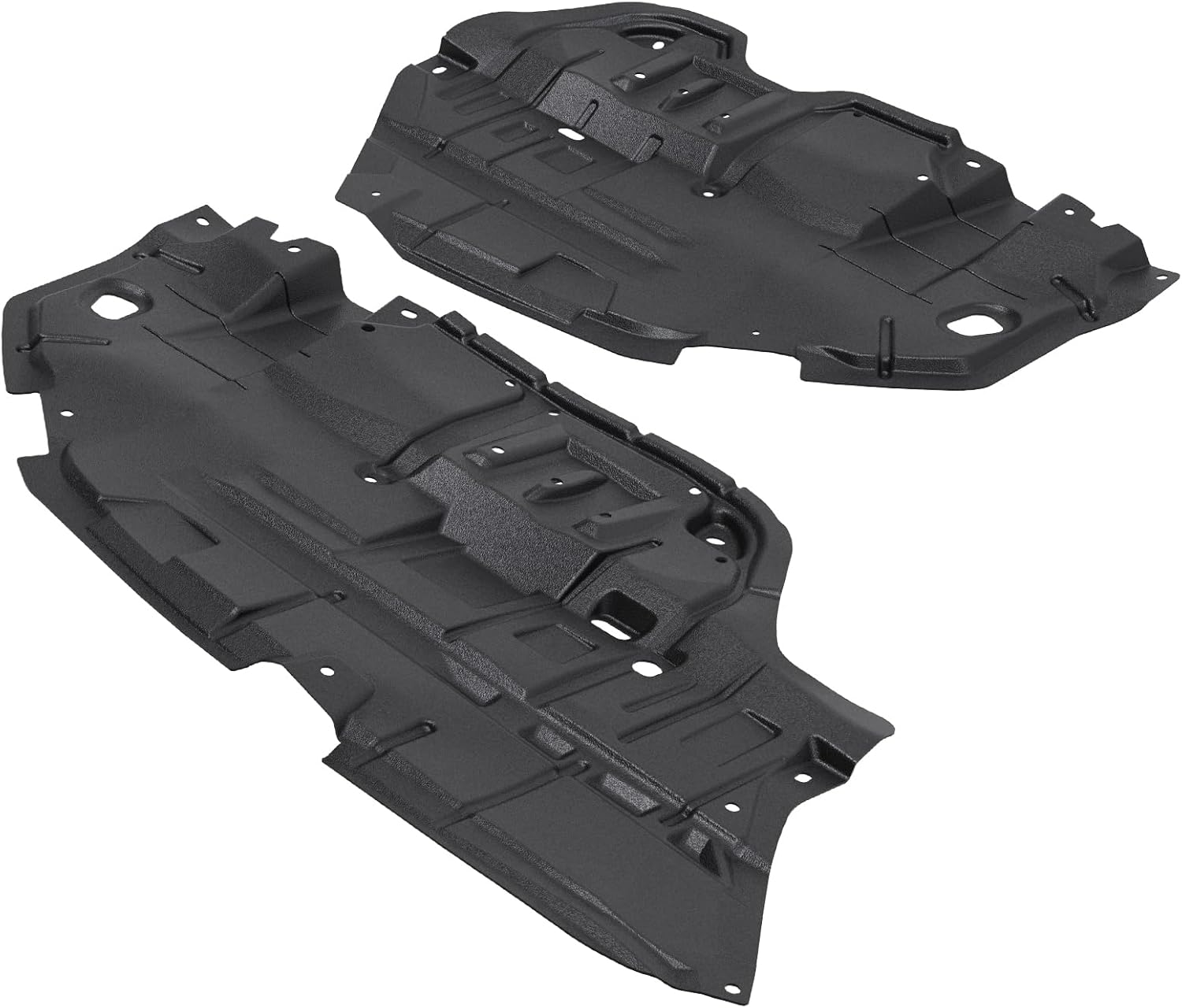 ALMULOO Engine Splash Shield Compatible with 2012 2013 2014 Toyota Camry Set of 2 Driver & Passenger Side Under Cover Guards Replacement for 5144206140 5144106150 TO1228178 TO1228177