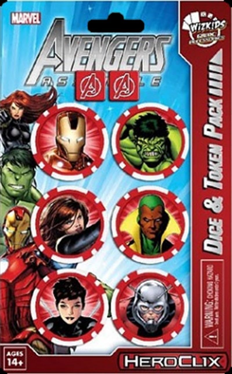 Marvel HeroClix: Avengers Assemble Dice and Token Pack - Iron Man by WizKids
