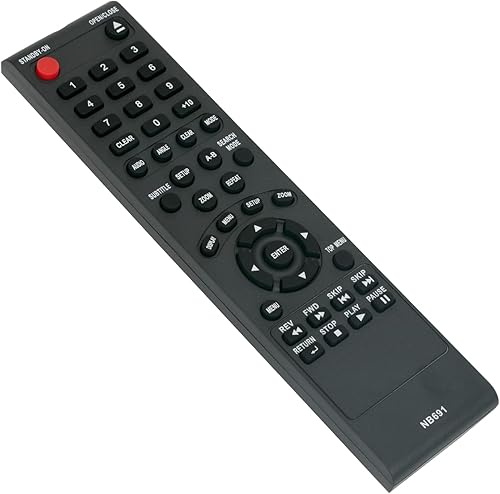 Miniatura 5 de Mando a distancia de repuesto NB691 -ALLIMITY- apto para reproductor de DVD MAGNAVOX NB691UD MWD200GA MDV2300/F7 MDV3300 MDV2400/F7 MSD1005