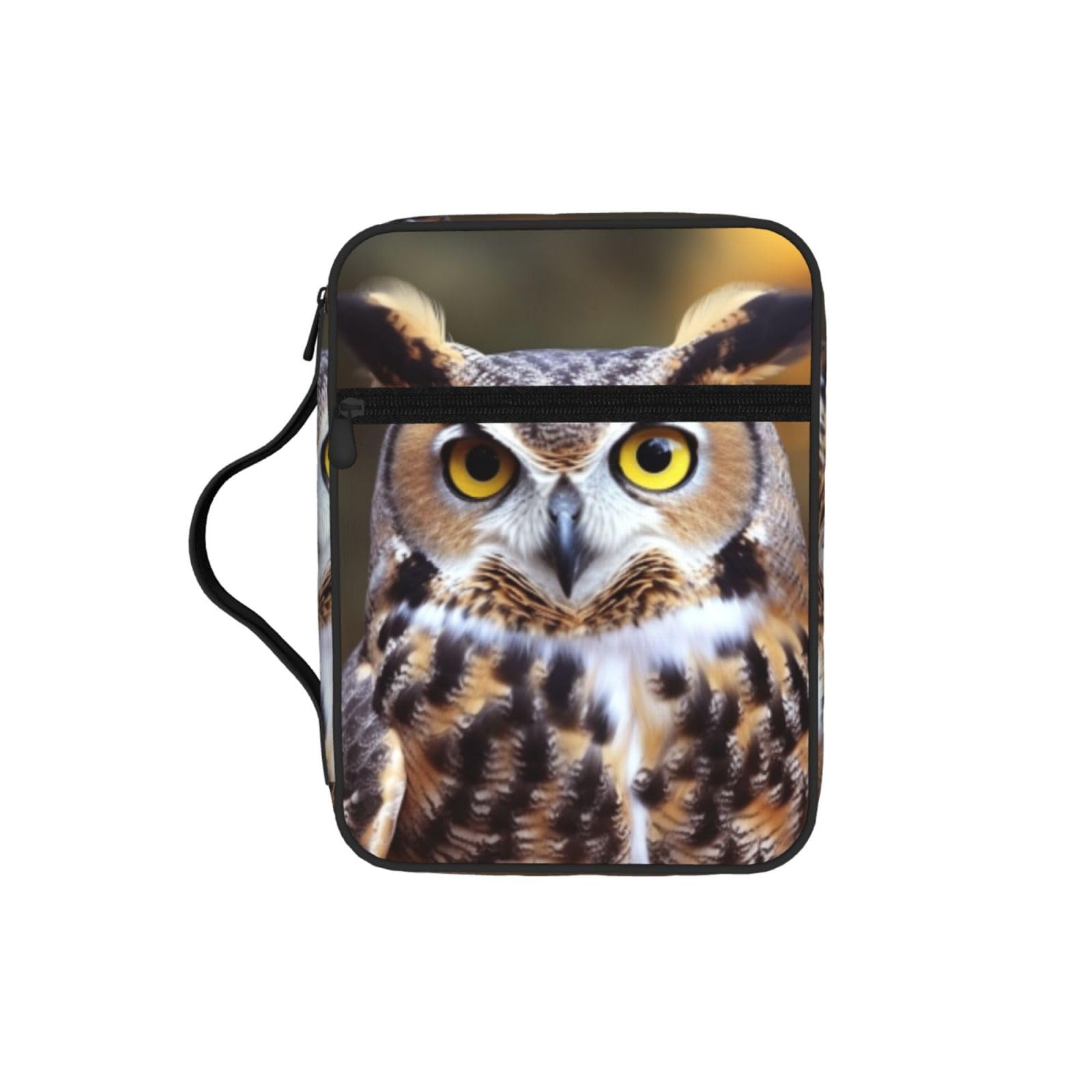Owl Birds Bible Cover Case Waterproof Bible Bag With Handle Organizer Storage Book Cover For Bible Study