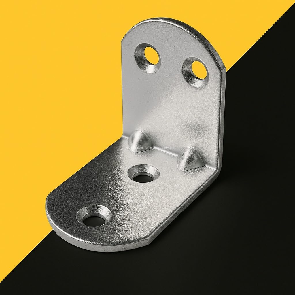 Proalet L Demir Gönye Köşebent, 30x30x23 mm, Kenar, Köşe Bağlantı Demiri, Mobilya, Dolap, Masa, Sandalye, Raf, Kitaplık, Karavan, Gardırop, Portmanto, Ahşap, Lama Sabitleme Aparatı (10 Adet)