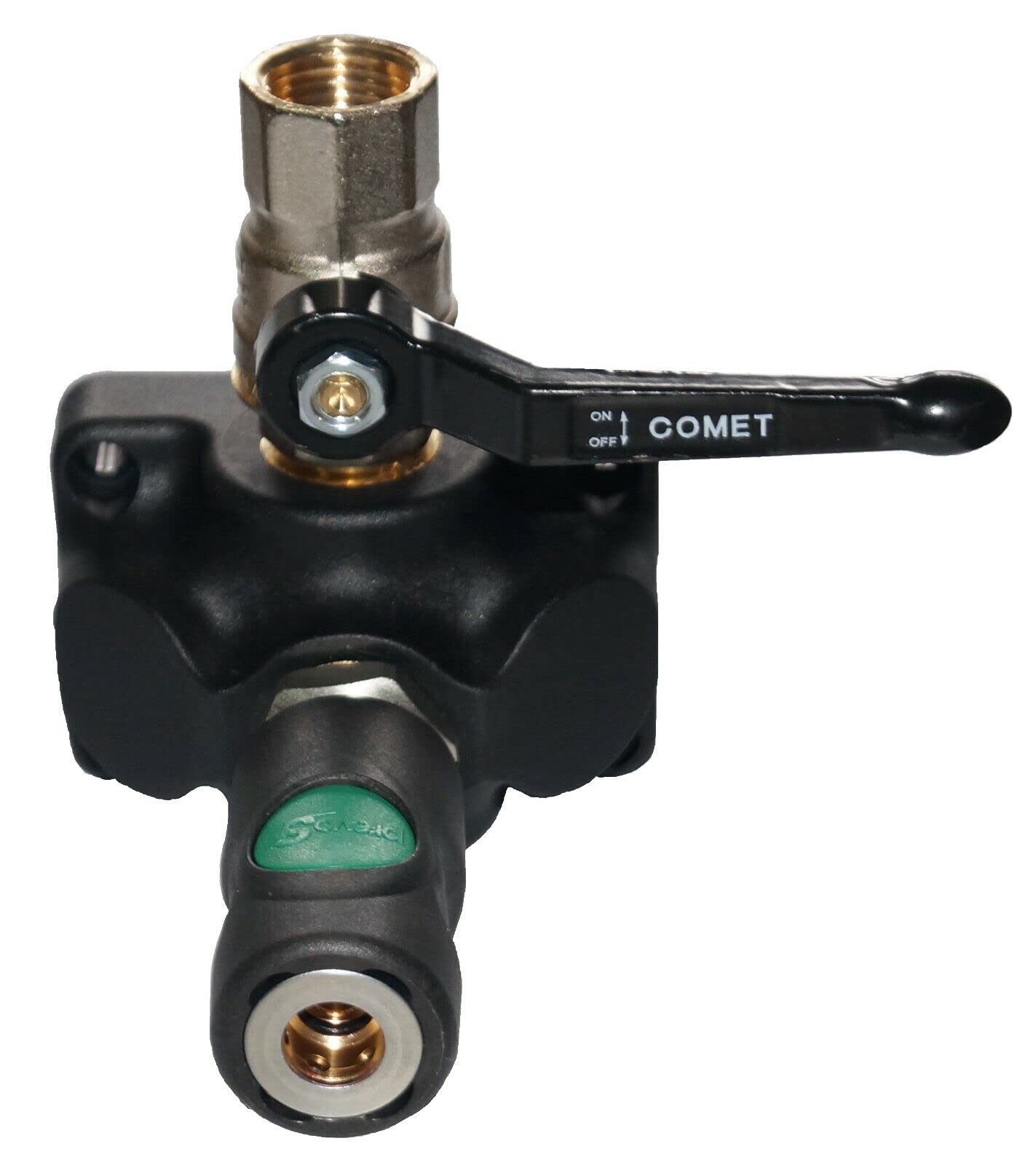 Distributeur d'air comprimé avec raccord de sécurité Prevost + robinet à boisseau sphérique différentes versions (1 voix)