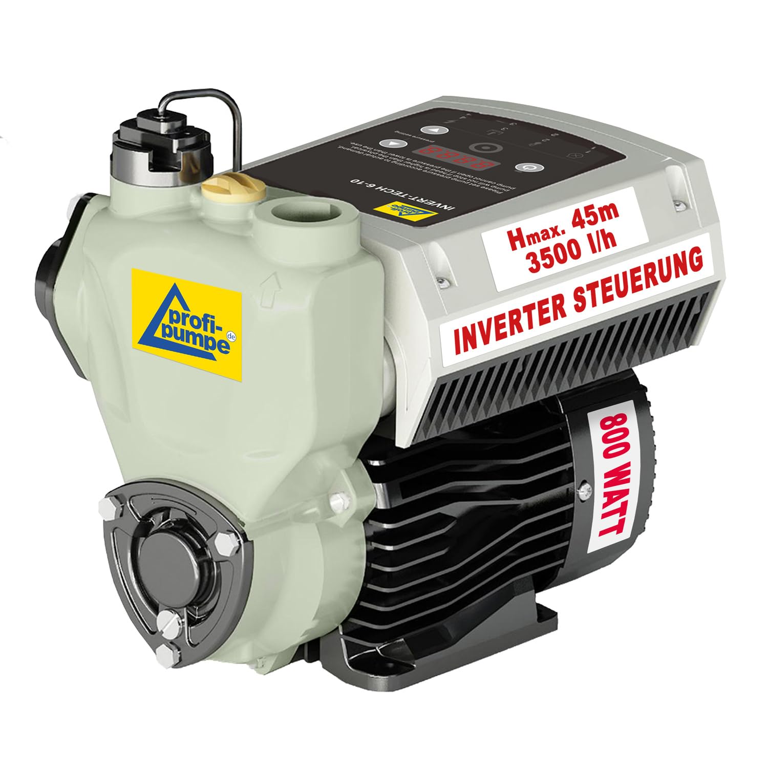 INVERTER INVERT-Tech 6 – 800 – 10, macchina per acqua domestica, con magnete permanente, pompa per acqua domestica, pompa centrifuga da giardino
