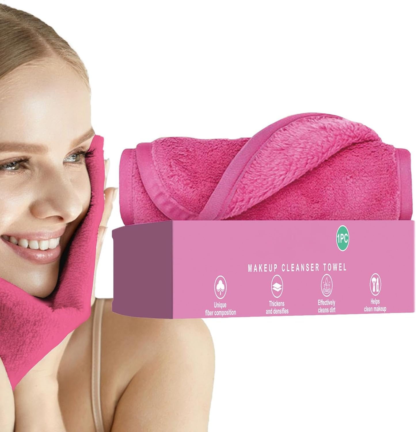 Make-up Remover Cloths, Zachte Make-up Removing Handdoek, Draagbare Make-up Remover, Gezichtsreinigingsdoek, Efficiënte Reinigingsdoek, Make-up Remover Tool, Polyester Fiber Make-up Cloth, Make-up