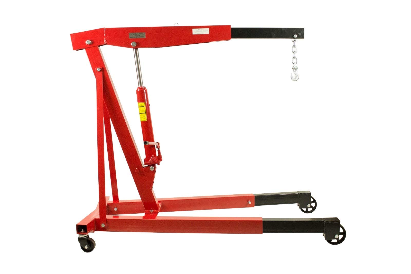 GRUA PLEGABLE 3 TONELADAS PARA TALLER, ELEVADOR DE MOTORES