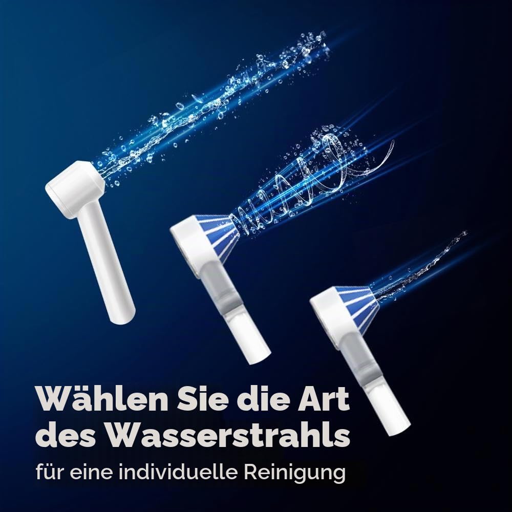 WaterFlosser Oral-B Wasserseide, entfernt bis zu 99,9% Plaque*, 5 Intensitätsstufen