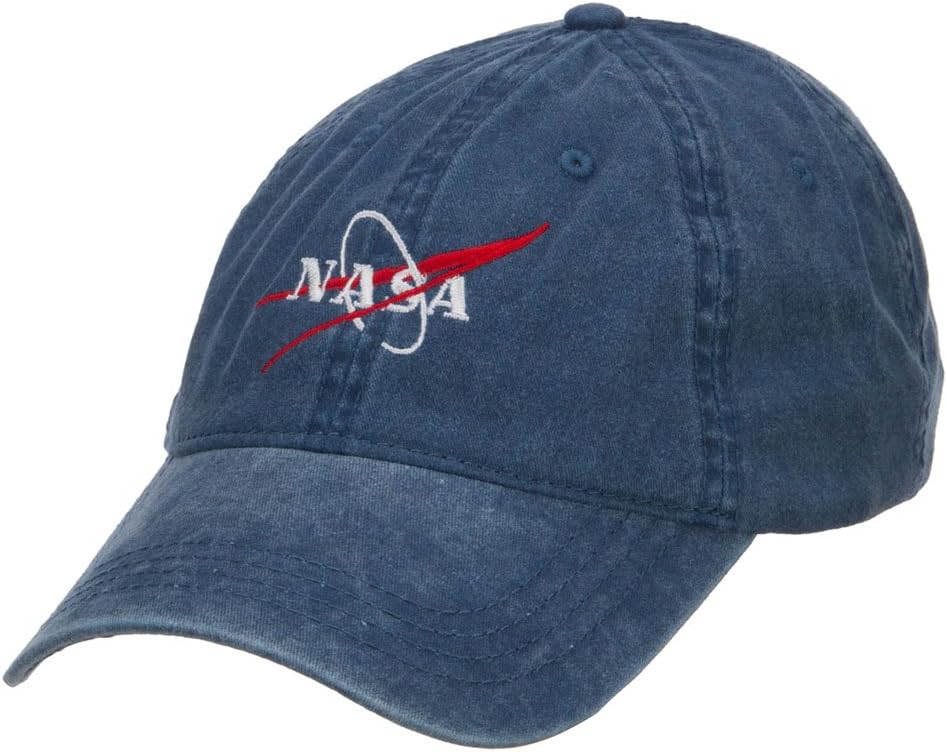 e4Hats.com NASA Logo Embroidered Washed Cap