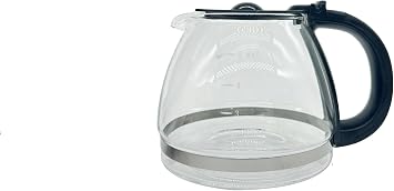 5-Cup Coffee Maker Replacement Carafe, Compatible with Mr. Coffee BVMC-PC05BL2 & BVMC-SC05BL, Black+Decker DCM600B, Kismile CMD1000A-UL, Amazon Basics & Gourmia GCM3518