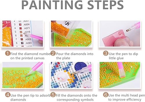 Miniatura 3 de YAYOU 2 kits de pintura de diamantes 5D, pintura de paisaje de fama mundial, pintura de diamantes por números, para decoración de pared, 12 x 16