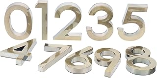 SOESFOUFU 10pcs Number Plate Vans Stickers Locker Decor Numbers Stickers Apartments Numbers Antique Mailbox Number Mailbox Numbers Stickers Abs Resin Street Number Sticker Address Door Label